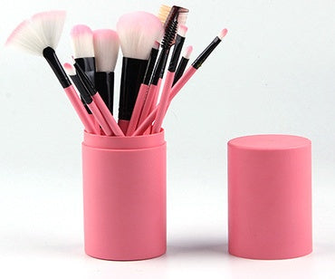 GlamEssence™ 12-Piece Pro Makeup Brush Set