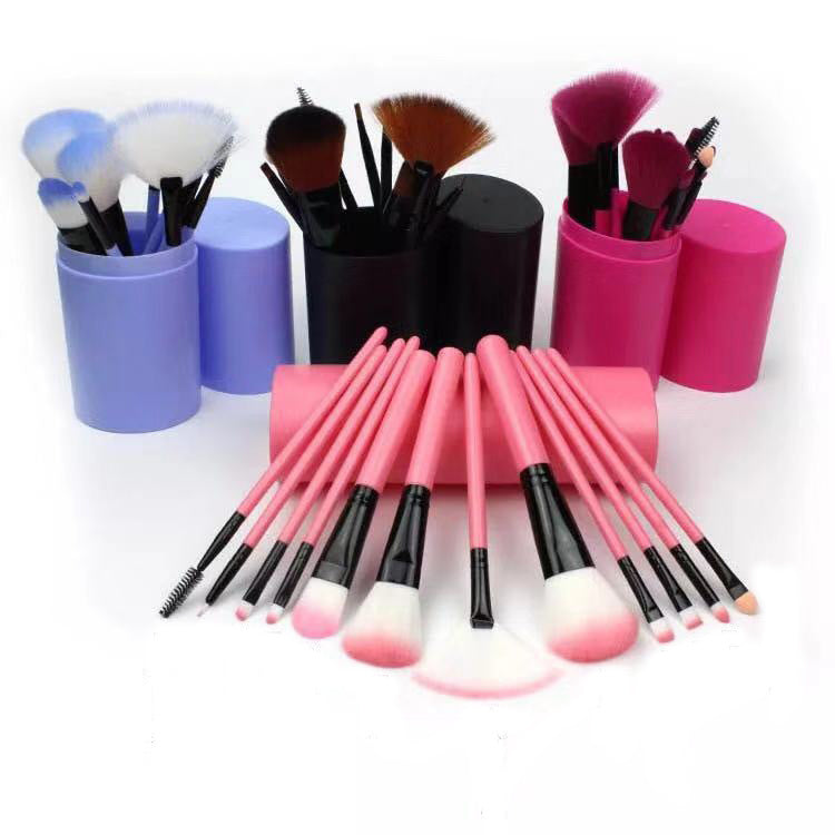 GlamEssence™ 12-Piece Pro Makeup Brush Set