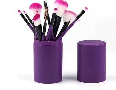 GlamEssence™ 12-Piece Pro Makeup Brush Set
